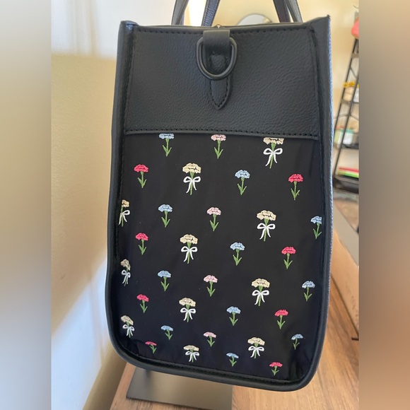 BETSEY JOHNSON Tote / Shoulder Bag / Crossbody w Bag Charms FIRM PRICE - Picture 5 of 16